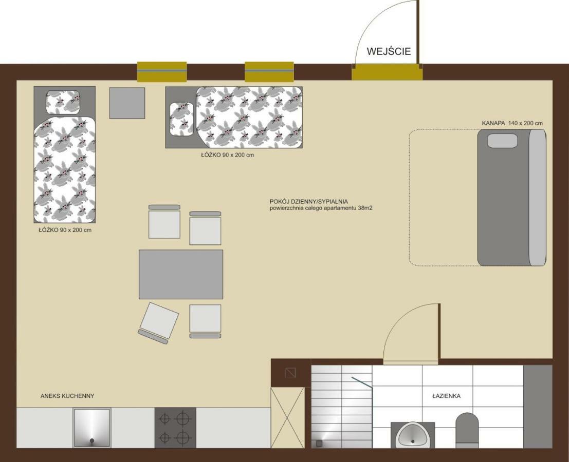Apartmán Siedlisko Besiekiery Exteriér fotografie