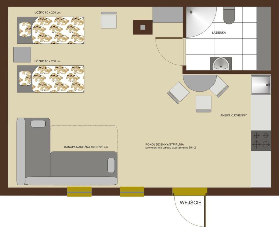 Apartmán Siedlisko Besiekiery Exteriér fotografie
